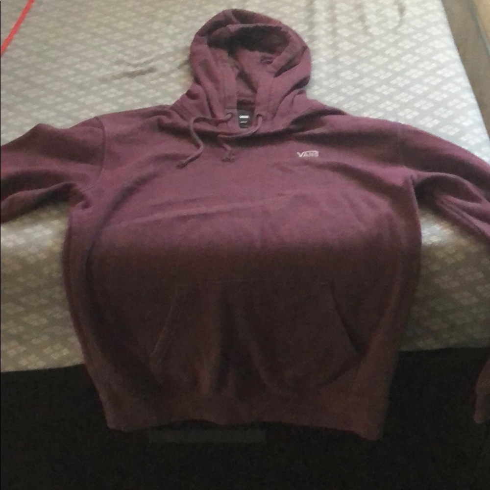 MAROON VANS HOODIE